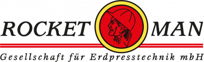 ROCKET MAN Erdpresstechnik Logo
